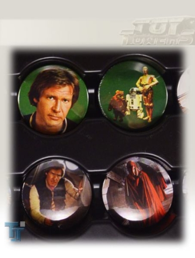 Vintage Return of the Jedi Button from 1983, neu