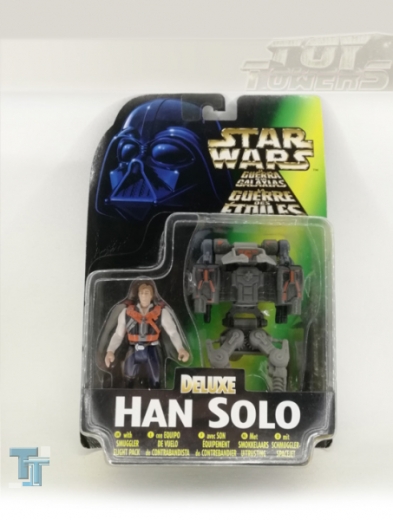 POTF² Han Solo with Smuggler's Flight Pack, MOC
