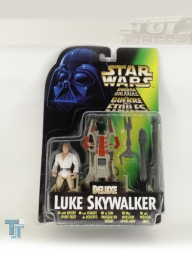 POTF² Luke Skywalkers Desert Sport Skiff with Blasting Rocket Launcher, MOC