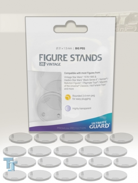 Ultimate Guard Figure Stands - Vintage (Big Peg) 20x