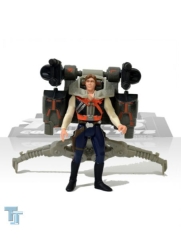 POTF² Han Solo with Smugglers Flight Pack, loose