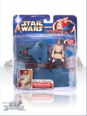 AOTC - Obi-Wan Kenobi with Force Flipping Attack - Deluxe Set