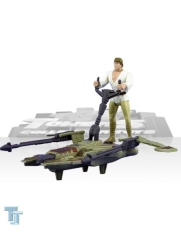 POTF² Luke Skywalkers Desert Sport Skiff with Blasting Rocket Launcher, loose