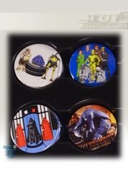 Vintage Return of the Jedi Button from 1983, neu