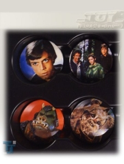 Vintage Return of the Jedi Button from 1983, neu