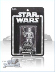 Shop Exclusive Figur Silver Anniversary Sandtrooper, MOC Shop Exclusive Figur Silver Anniversary Sandtrooper, MOC